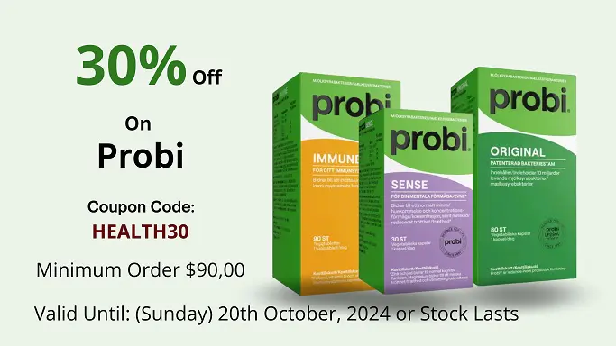 Probi 30%  discount banner